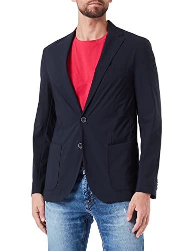 s.Oliver Men's 2128494 Sakko, Slim Fit, Blau 5955, 48 von s.Oliver