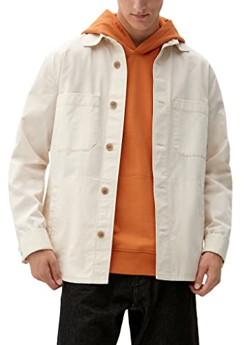 s.Oliver Men's 2128500 Overshirt Jacke, White, M von s.Oliver