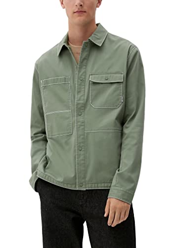 s.Oliver Men's 2128501 Overshirt Jacke, Green, 3XL von s.Oliver