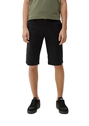 s.Oliver Men's 2128971 Bermuda, Slim Fit, Grey/Black, 32 von s.Oliver