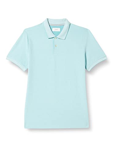 s.Oliver Men's 2129830 Poloshirt, Kurzarm, türkis 61W1, L von s.Oliver