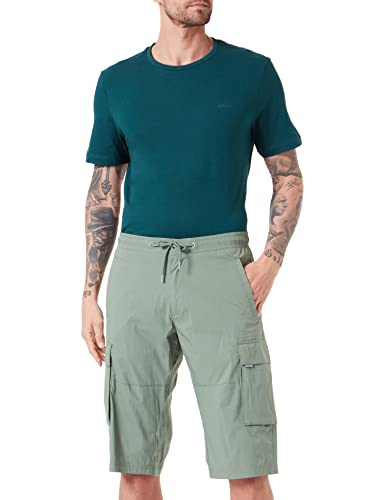 s.Oliver Men's Bermuda, Loose Fit, Green, 34 von s.Oliver