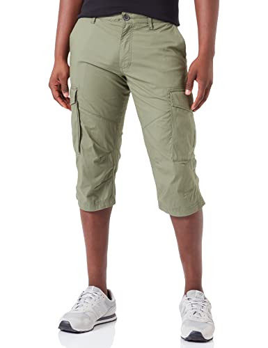 s.Oliver Men's Cargo-Bermuda, Detrot Relaxed Fit, Green, 30 von s.Oliver