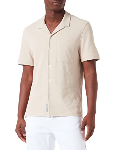 s.Oliver Men's Hemd, Kurzarm, Brown, S von s.Oliver