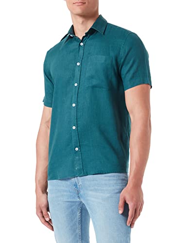 s.Oliver Men's Hemd, Kurzarm, Green, L von s.Oliver