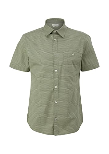 s.Oliver Men's Hemd, Kurzarm, Green, M von s.Oliver