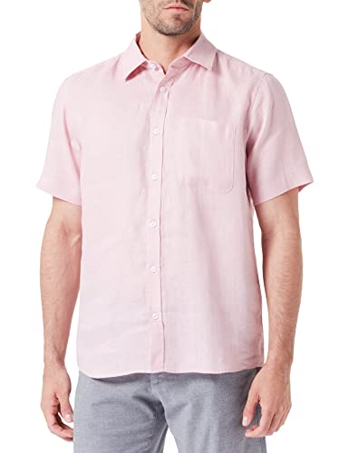 s.Oliver Men's Hemd, Kurzarm, PINK, L von s.Oliver