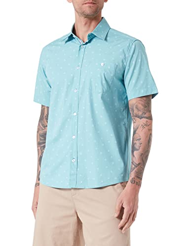 s.Oliver Men's Hemd, Langarm, Blue Green, XXL von s.Oliver