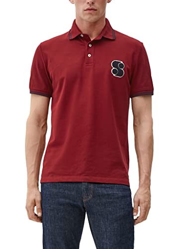 s.Oliver Men's Polo-Shirt Kurzarm, Rubinrot, L von s.Oliver