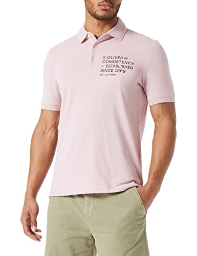 s.Oliver Men's Poloshirt, Kurzarm, rosa 4163, 3XL von s.Oliver