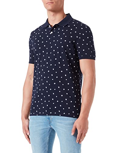 s.Oliver Men's Poloshirt, Kurzarm, blau 59A0, M von s.Oliver