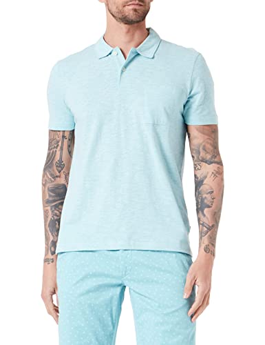 s.Oliver Men's Poloshirt, Kurzarm, türkis 61W2, 3XL von s.Oliver