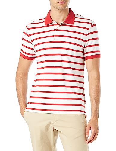 s.Oliver Men's 10.3.11.13.121.2131910 Poloshirt, rot|weiß 30G3, M von s.Oliver