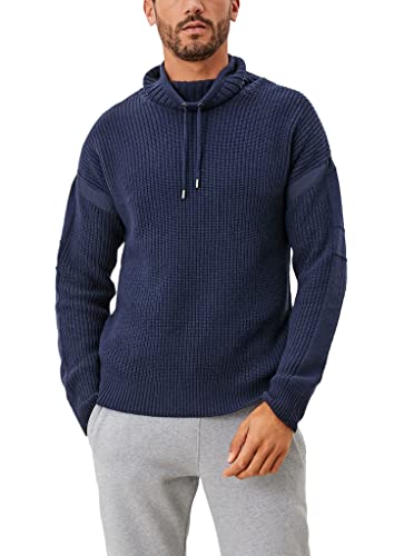 s.Oliver Men's Pullover Langarm Relaxed FIT, Midnight Blue, L von s.Oliver