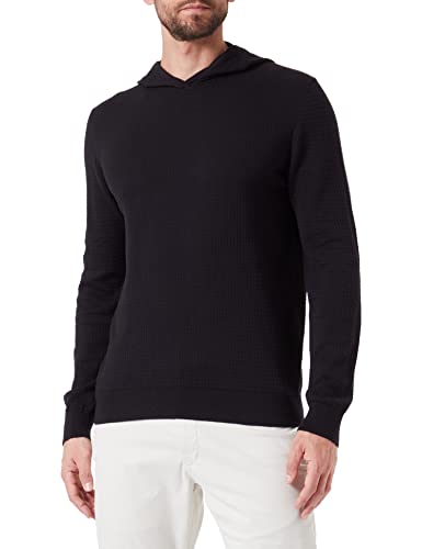 s.Oliver Men's Pullover mit Kapuze, Grey/Black, 3XL von s.Oliver