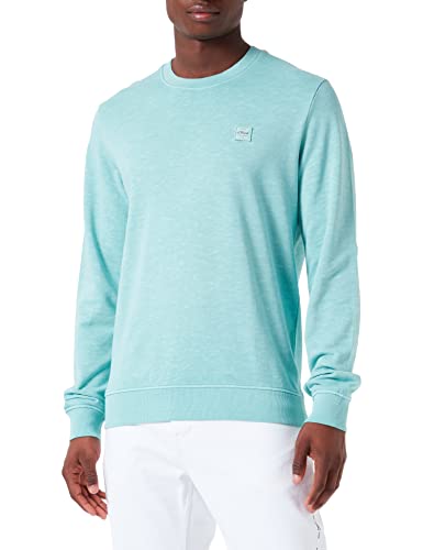 s.Oliver Men's Sweatshirt, Langarm, Blue Green, L von s.Oliver