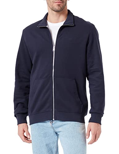 s.Oliver Men's Sweatshirt Jacke, blau 5955, XXL von s.Oliver