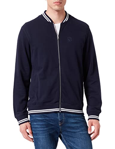 s.Oliver Men's Sweatshirt Jacke Langarm, Blue, XXL von s.Oliver