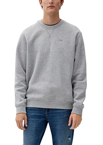 s.Oliver Men's 10.3.11.14.140.2122820 Sweatshirt Langarm, Grey/Black, S von s.Oliver