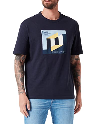 s.Oliver Men's T-Shirt, Kurzarm, Blue, L von s.Oliver