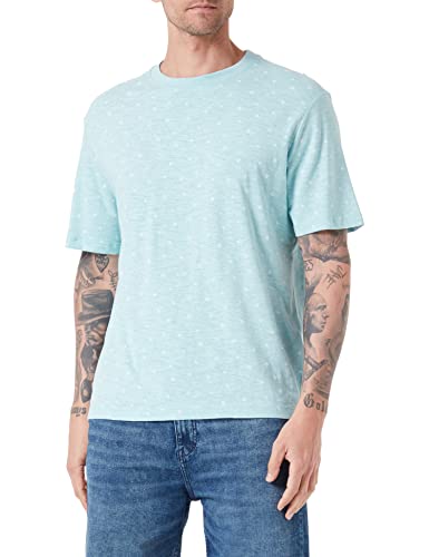 s.Oliver Men's T-Shirt, Kurzarm, Blue Green, L von s.Oliver