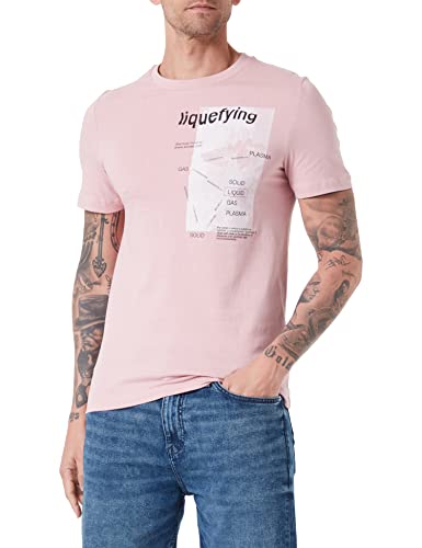 s.Oliver Men's T-Shirt, Kurzarm, PINK, M von s.Oliver