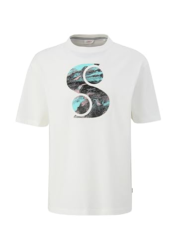 s.Oliver Men's T-Shirt, Kurzarm, White, L von s.Oliver