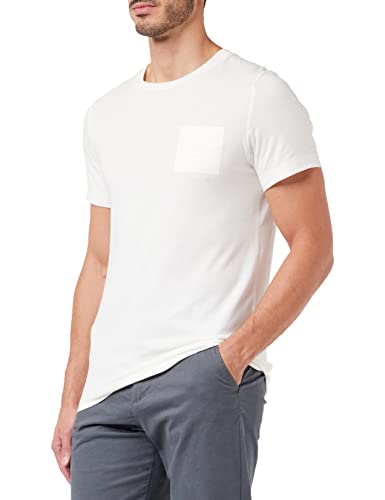 s.Oliver Men's 10.3.11.12.130.2119060 T-Shirt Kurzarm, Weiß #E8E3E5, M von s.Oliver