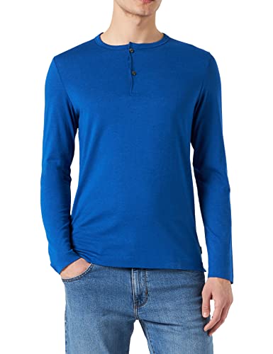 s.Oliver Men's T-Shirts Langarm, Blue, M von s.Oliver