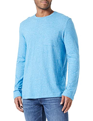 s.Oliver Men's 2125695 T-Shirts Langarm, türkis 62W1, XL von s.Oliver