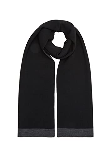 s.Oliver Men's Tuch, Black Knit, 1 von s.Oliver