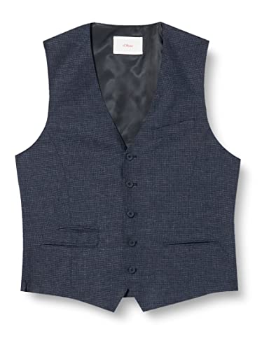 s.Oliver Men's 2128674 Weste, blau 59N1, 56 s.Oliver Men's 2128674 Weste, blau 59N1, 56 von s.Oliver