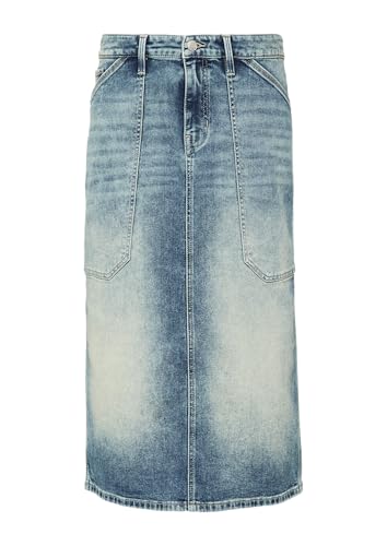 Midi-Jeansrock mit Schlitz blau 38 von s.Oliver