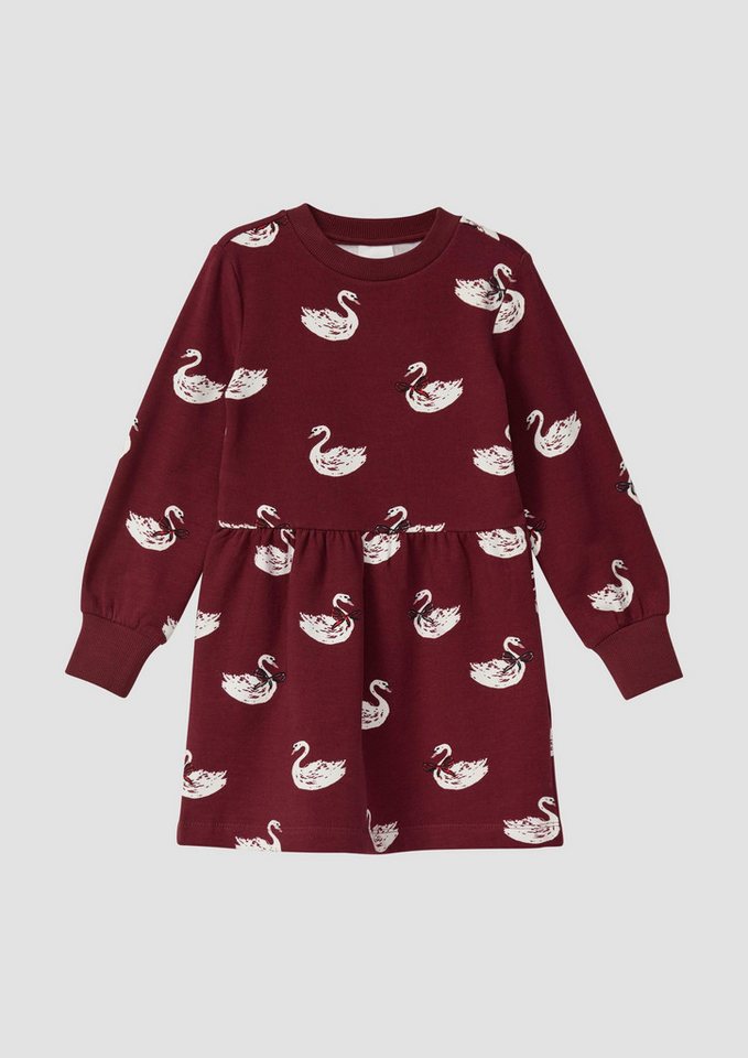 s.Oliver Midikleid Kleid Kuscheliges Sweatkleid mit All-over-Print s.Oliver Midikleid Kleid Kuscheliges Sweatkleid mit All-over-Print von s.Oliver
