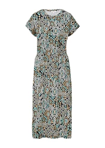 s.Oliver Midikleid aus Baumwollstretch mit Taillenzug schwarz 34 von s.Oliver