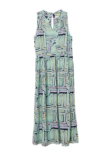 s.Oliver Midikleid aus Viskose mit Rüschenkragen Navy 152 von s.Oliver