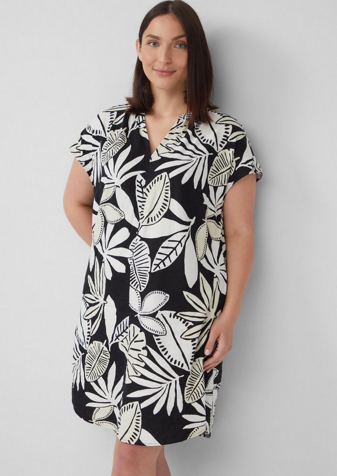 s.Oliver Minikleid Kleid Blusenkleid aus Leinenmix mit Eingrifftaschen von s.Oliver