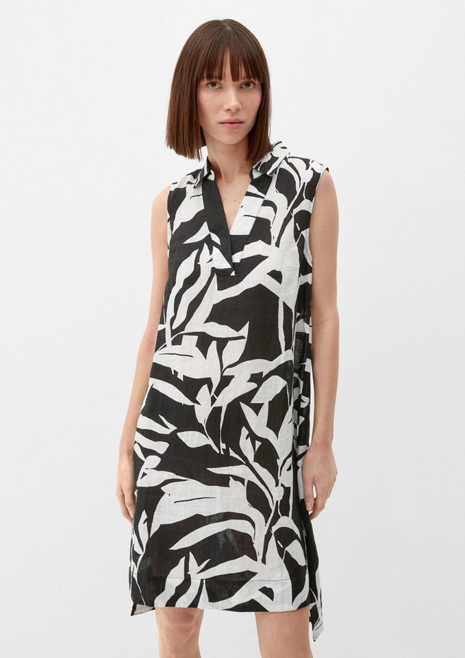 s.Oliver Minikleid Kleid Blusenkleid aus Leinen von s.Oliver