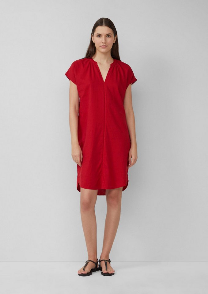 s.Oliver Minikleid Kleid Blusenkleid aus Leinenmix mit Eingrifftaschen von s.Oliver