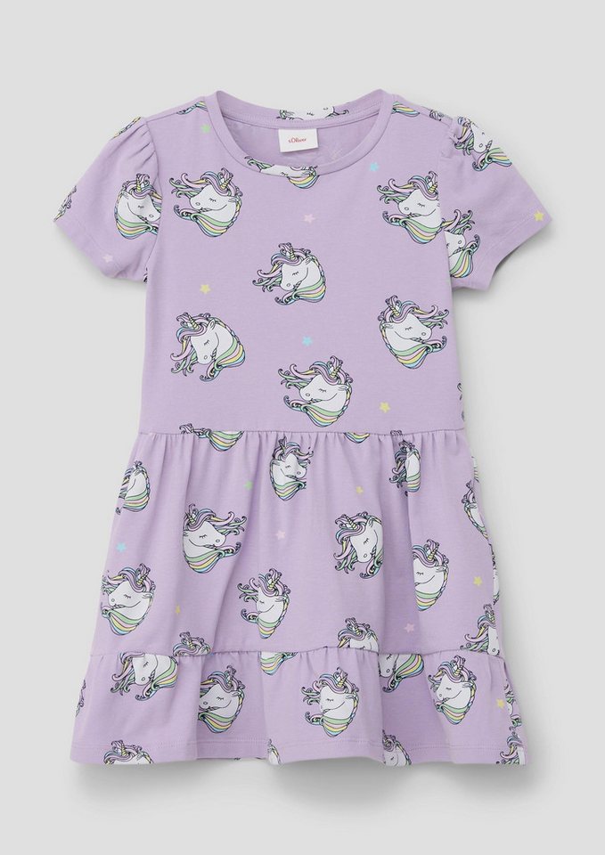 s.Oliver Minikleid Kleid Kleid mit All-over-Print von s.Oliver