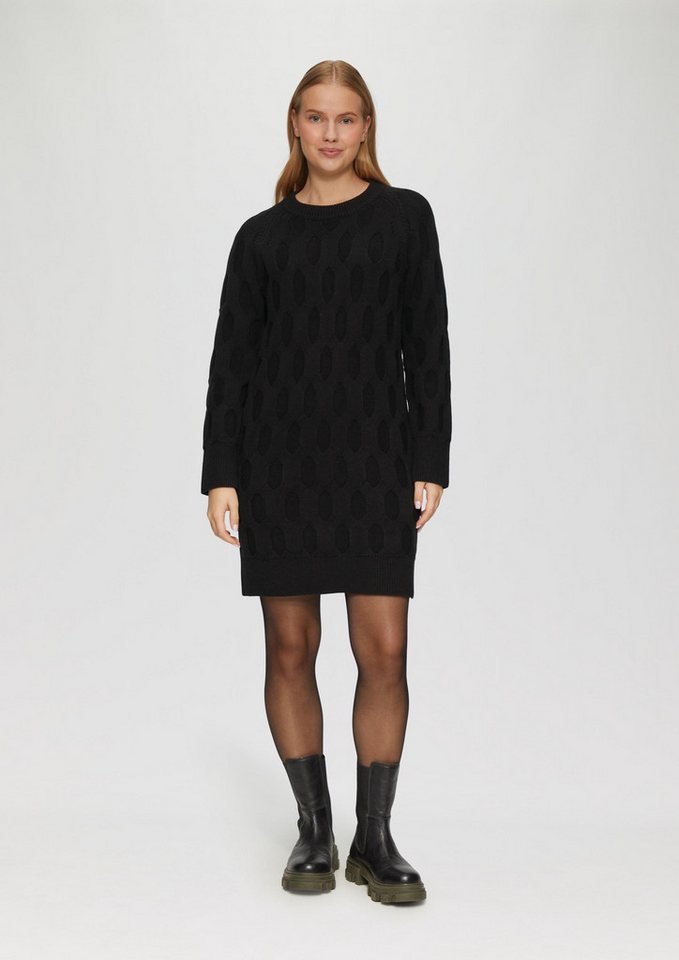 s.Oliver Minikleid Kleid Kleid mit Strickmuster (1-tlg) von s.Oliver