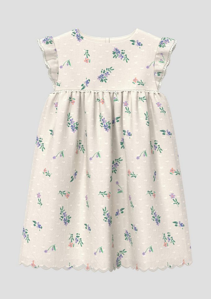 s.Oliver Minikleid Kleid Kurzes Kleid mit All-over-Print und Zierkante von s.Oliver