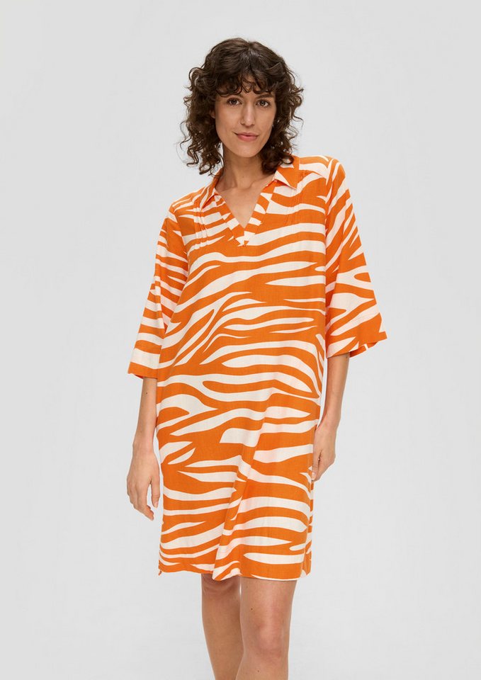 s.Oliver Minikleid Kleid Kurzes Leinenkleid (1-tlg) von s.Oliver