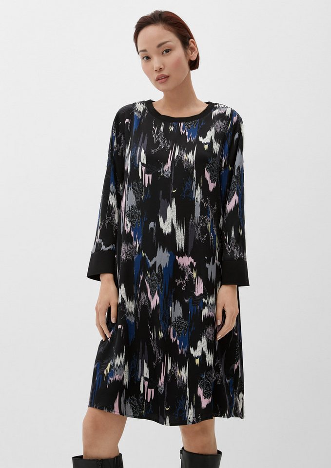 s.Oliver Minikleid Kleid Midikleid mit Allover-Muster von s.Oliver
