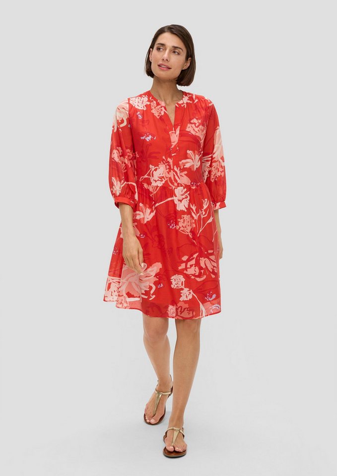 s.Oliver Minikleid Kleid Tunikakleid mit All-over-Muster von s.Oliver
