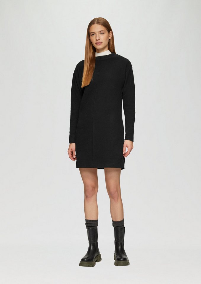 s.Oliver Minikleid Weiches Sweat-Kleid mit Ziernaht Rippblende von s.Oliver
