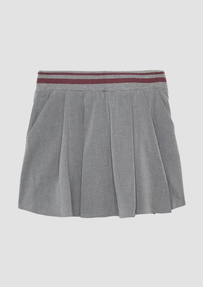 s.Oliver Minirock Rock Faltenrock mit Innenhose und Rippbund von s.Oliver