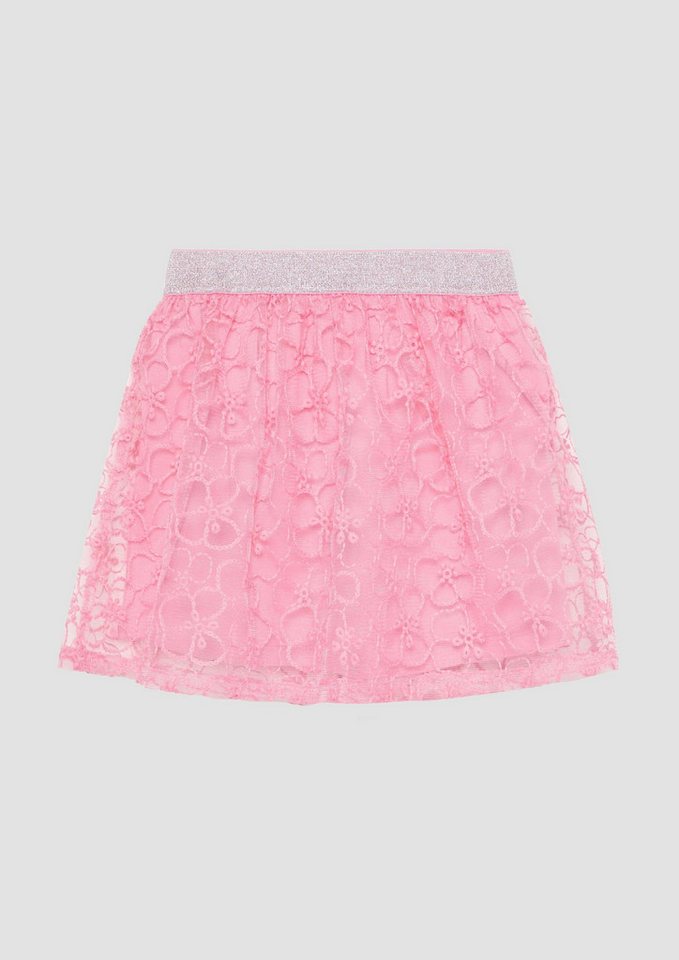 s.Oliver Minirock Rock Festlicher Spitzenrock mit Glitzerbund von s.Oliver