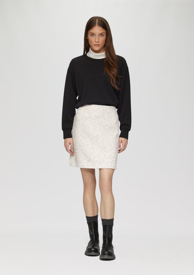 s.Oliver Minirock Kurzer Bouclé-Rock mit verdecktem Reißverschluss von s.Oliver