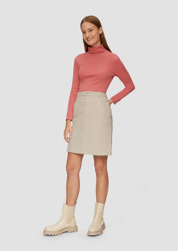 s.Oliver Minirock Kurzer Rock aus elastischem Cord von s.Oliver